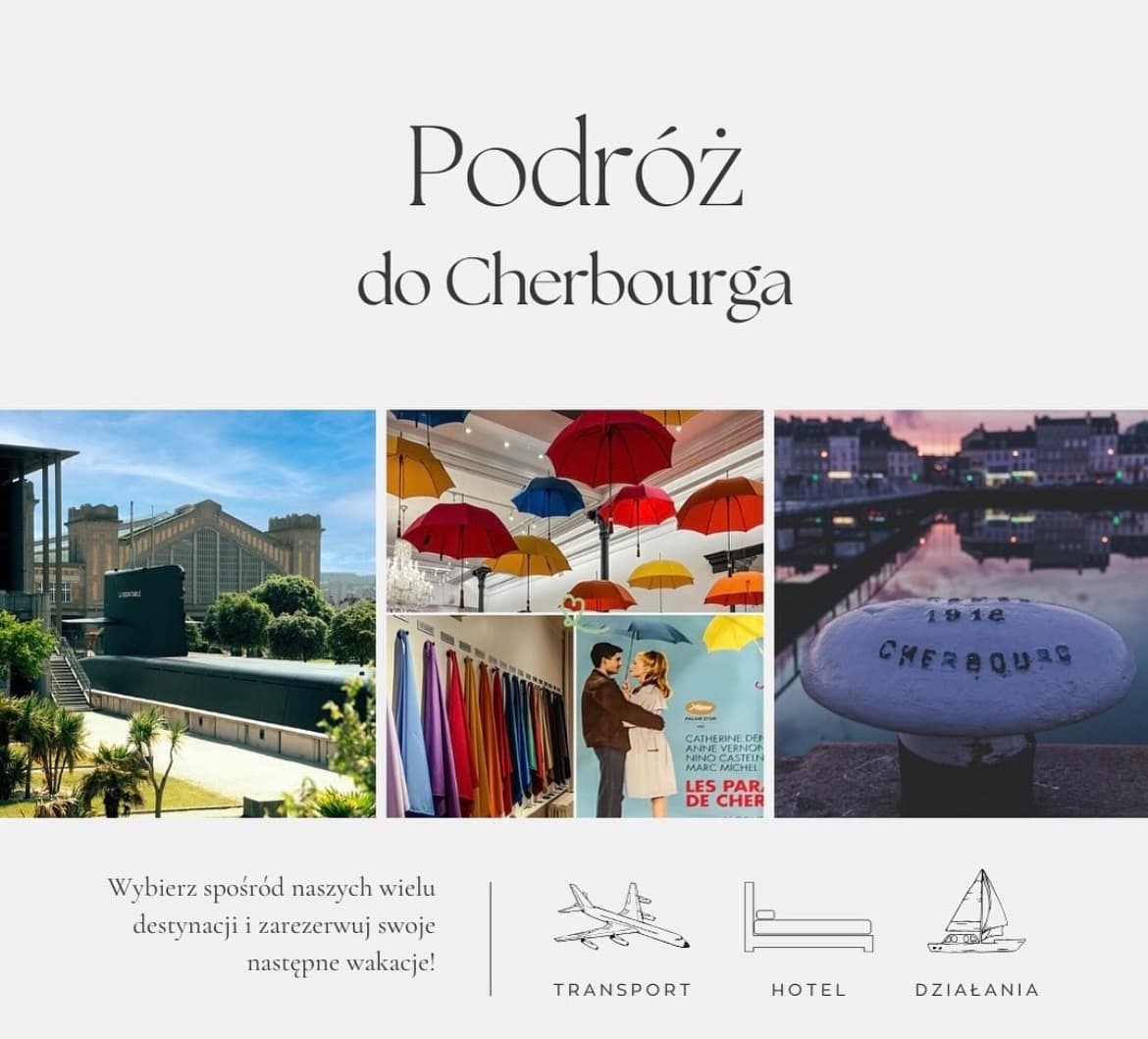 Okładka przewodnika po Cherbourgu